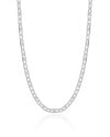 Choker Piastrine Ródio Branco