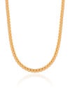 Choker Malha Egípcia 4 mm Banhado a Ouro 18K