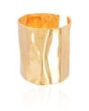 Bracelete Martelado 6.2 cm Banhado a Ouro 18K