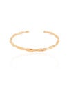 Bracelete Torcido Banhado a Ouro 18K