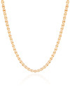 Choker Piastrine 4 mm Banhado a Ouro 18K