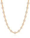 Gargantilha Pérolas 8 mm Banhado a Ouro 18K - 40 cm