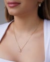 Gargantilha Veneziana Ponto de Luz 7 mm Banhado a Ouro 18K