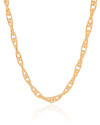 Choker Elos Entrelaçados 6 mm Banhado a Ouro 18K
