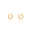 Brinco Argola Click Grumet 1.2 cm Banhado a Ouro 18K