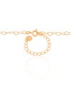Choker Corações Vazados 3 mm Banhado a Ouro 18K