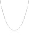 Choker Corações Vazados 3 mm Ródio Branco
