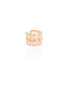 Piercing Ovais Cristal Banhado a Ouro 18K
