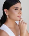 Piercing Ovais Cristal Banhado a Ouro 18K
