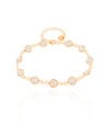 Pulseira Pontos de Luz Zircônia Banhado a Ouro 18K