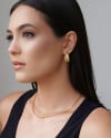 Gargantilha Oca 2 mm Banhado a Ouro 18K - 45 cm