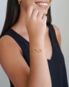 Pulseira Elos Infinito Banhado a Ouro 18K