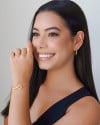 Pulseira Elos Infinito Banhado a Ouro 18K
