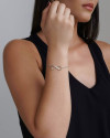 Pulseira Elos Infinito Ródio Branco