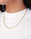 Gargantilha Elos 3 mm Banhado a Ouro 18K - 40 cm