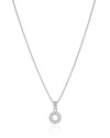 Gargantilha Veneziana Redondo Cravejado Cristal Ródio Branco - 45 cm