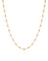 Choker Elos Bolinhas 3.5 mm Banhado a Ouro 18K - 32 cm