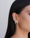 Piercing Croissant Ródio Branco