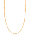 Gargantilha Grummet 2 mm Banhado a Ouro 18K - 45 cm