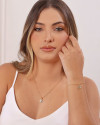 Pulseira Elos Portugueses I Love My Pet Banhado a Ouro 18K