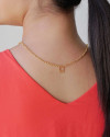 Escapulário A Medida do Amor e o Amor Sem Medidas Banhado a Ouro 18K