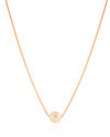 Gargantilha Veneziana Pérola 8 mm Banhado a Ouro 18K - 45 cm