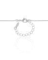 Gargantilha Veneziana Pérola 6 mm Ródio Branco - 45 cm