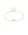 Pulseira Veneziana Bola Lisa 6 mm Banhado a Ouro 18K