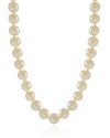 Gargantilha Pérolas 8 mm Banhado a Ouro 18K - 42 cm