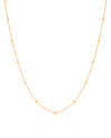 Choker Veneziana Bolinhas 2 mm Banhado a Ouro 18K