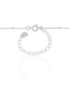 Choker Veneziana Bolinhas 2 mm Ródio Branco