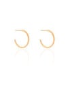 Brinco Argola Fio Diamantada 1.8 cm Banhado a Ouro 18K