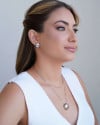 Conjunto Redondo Liso Ródio Branco