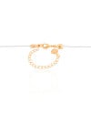 Gargantilha Nylon Coração Liso 1.5 cm Banhado a Ouro 18K - 40 cm
