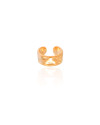 Piercing Martelado Banhado a Ouro 18K