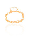 Pulseira Elos Ovais 8mm Banhado a Ouro 18K
