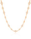 Choker Pontos de Luz Cristal 7 mm Banhado a Ouro 18K