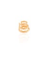 Piercing Filetes Martelados Banhado a Ouro 18K