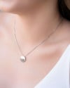 Conjunto Redondo Liso Ródio Branco