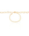 Choker Corações Vazados 6 mm Banhado a Ouro 18K
