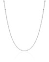 Choker Grumet Plaquinhas Ródio Branco - 33 cm