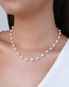 Choker Pérolas Barrocas 6 mm Banhado a Ouro 18K - 31 cm