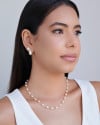 Choker Pérolas Barrocas 6 mm Banhado a Ouro 18K - 31 cm