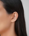 Piercing Bolinhas Ponto de Luz Cristal Banhado a Ouro 18K
