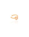 Piercing Bolinhas Ponto de Luz Cristal Banhado a Ouro 18K