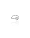 Piercing Bolinhas Ponto de Luz Cristal Ródio Branco