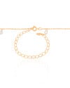Choker Elos Gotas Cristais Banhado a Ouro 18K
