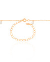 Choker Elos Gotas Cristais Banhado a Ouro 18K
