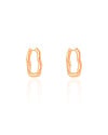 Brinco Argola Click Ondulada 2.0 cm Banhado a Ouro 18K