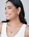 Gargantilha Veneziana Nó Liso Banhado a Ouro 18K - 45 cm